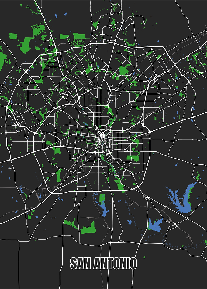 San Antonio Map