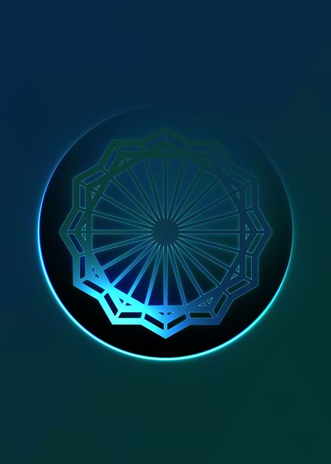 Glowing Glyph Seal Circle