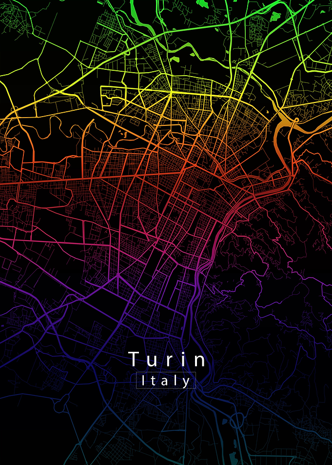Turin City Map