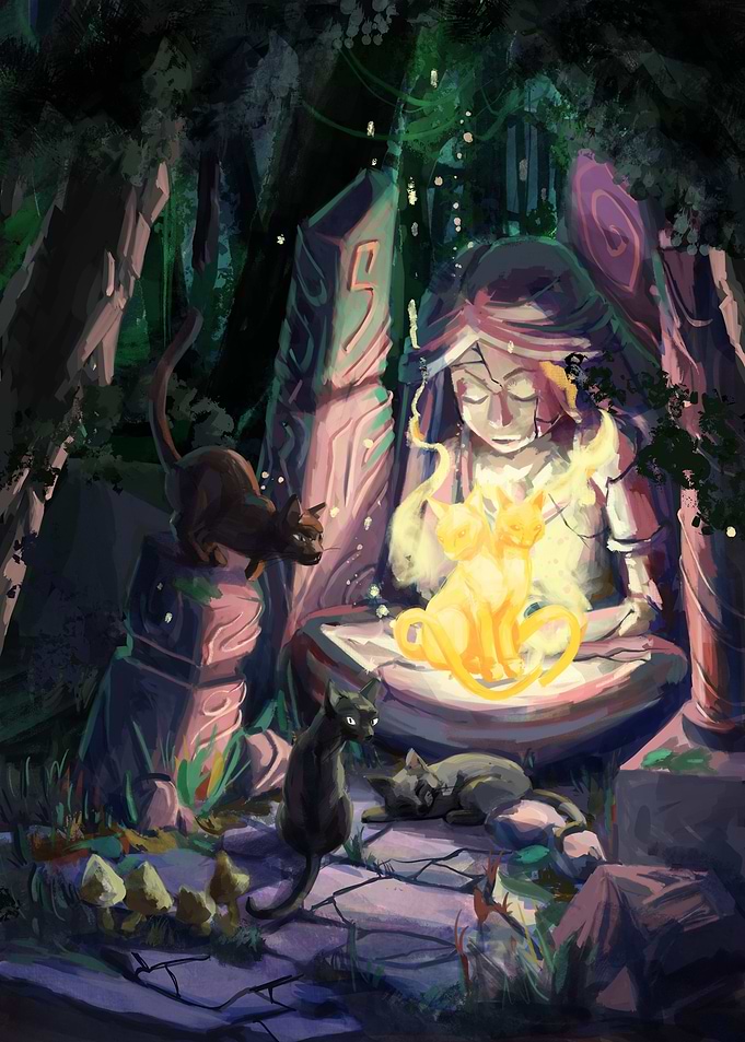Sacred cats