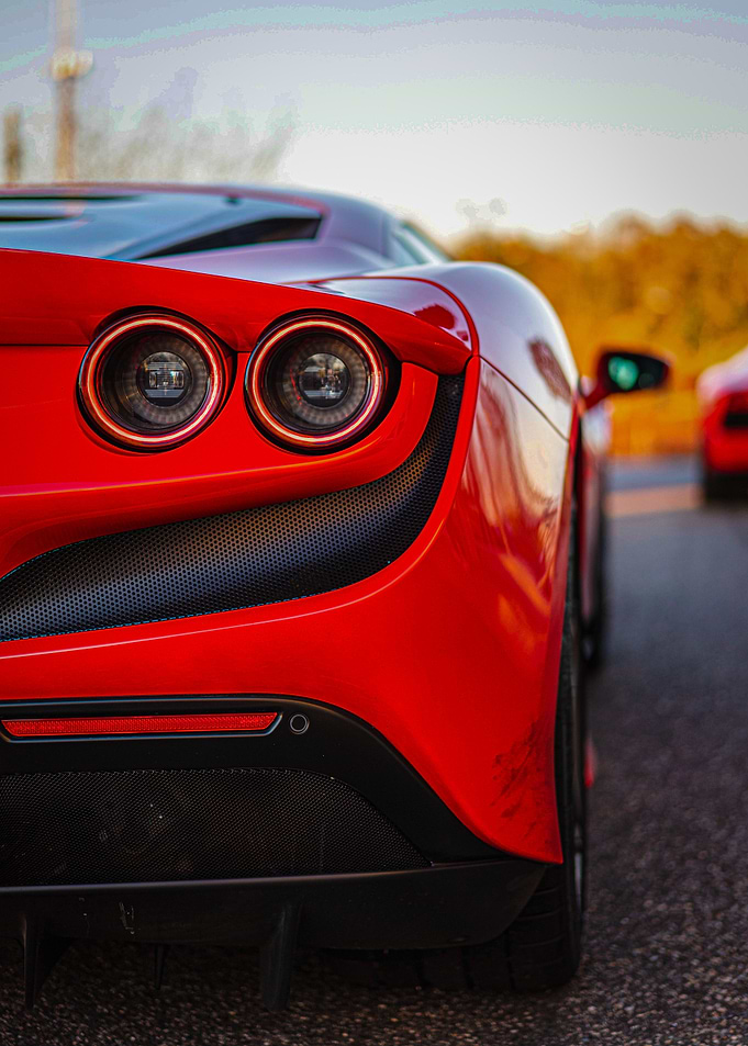 Ferrari red dragon