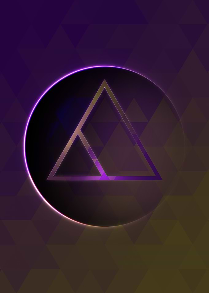 Rainbow Geometric Symbol