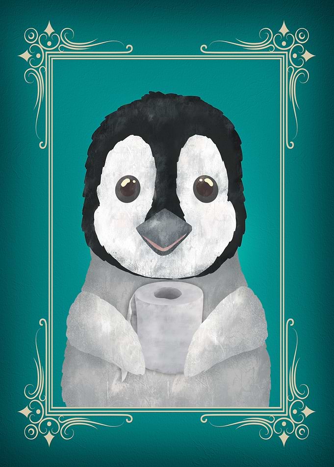 Penguin Butt Napkin