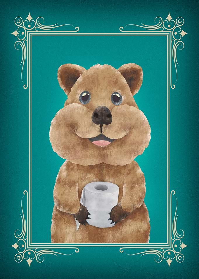 Quokka Butt Napkin