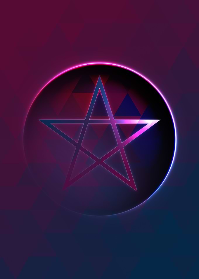 Glowing Glyph Seal Circle