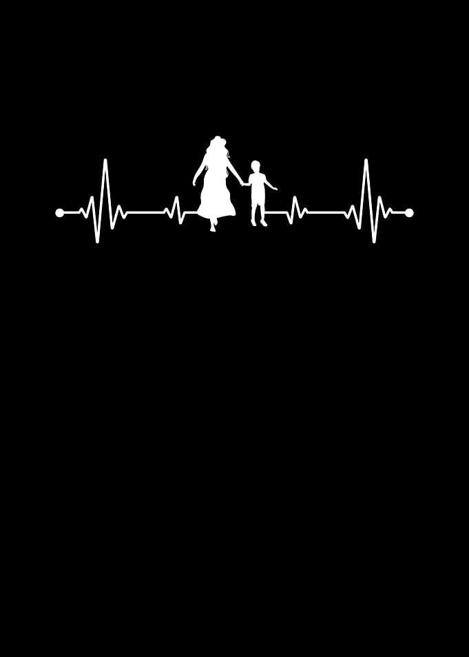 Mom Daughter Heartbeat