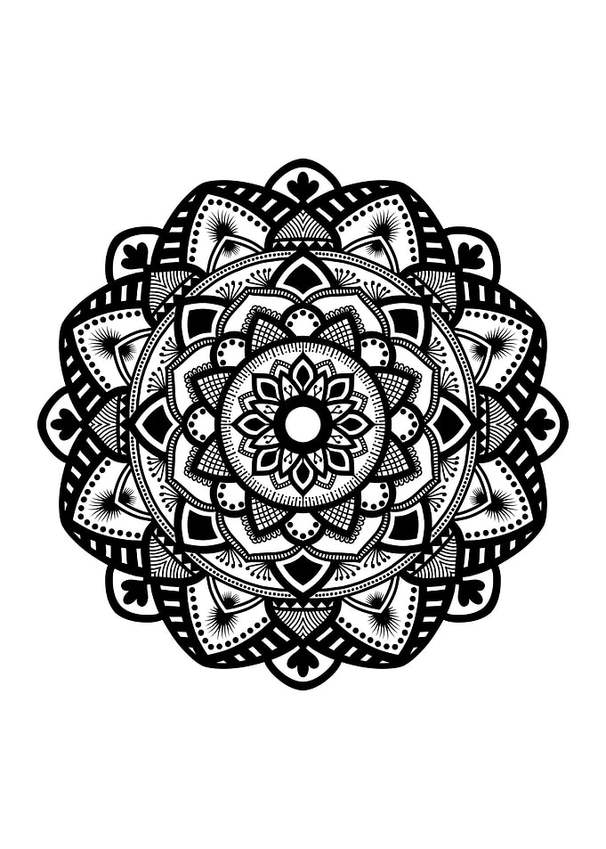 Mandala Black M120