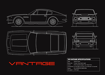 V8 Vantage Blueprint