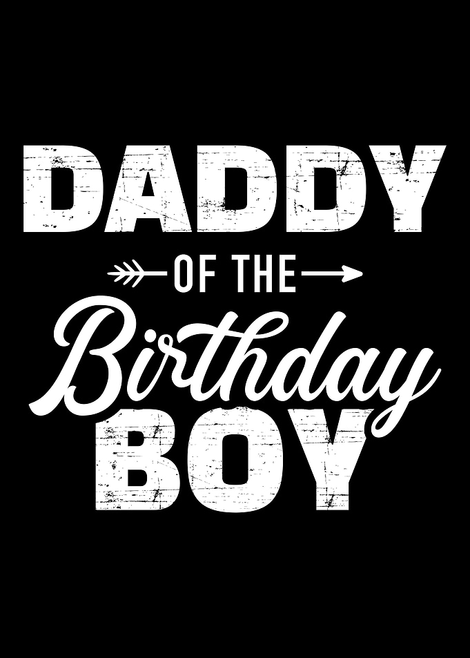 Daddy of the birthday boy