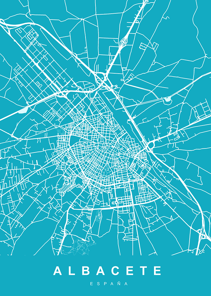 ALBACETE Map SPAIN