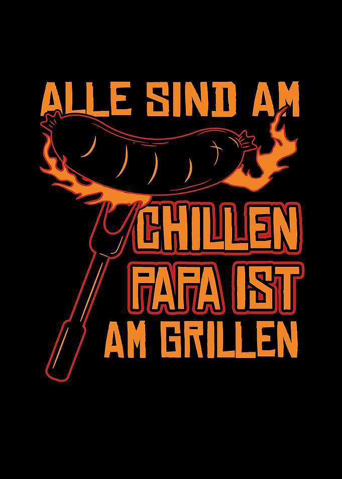 Papa Grillen Vatertag