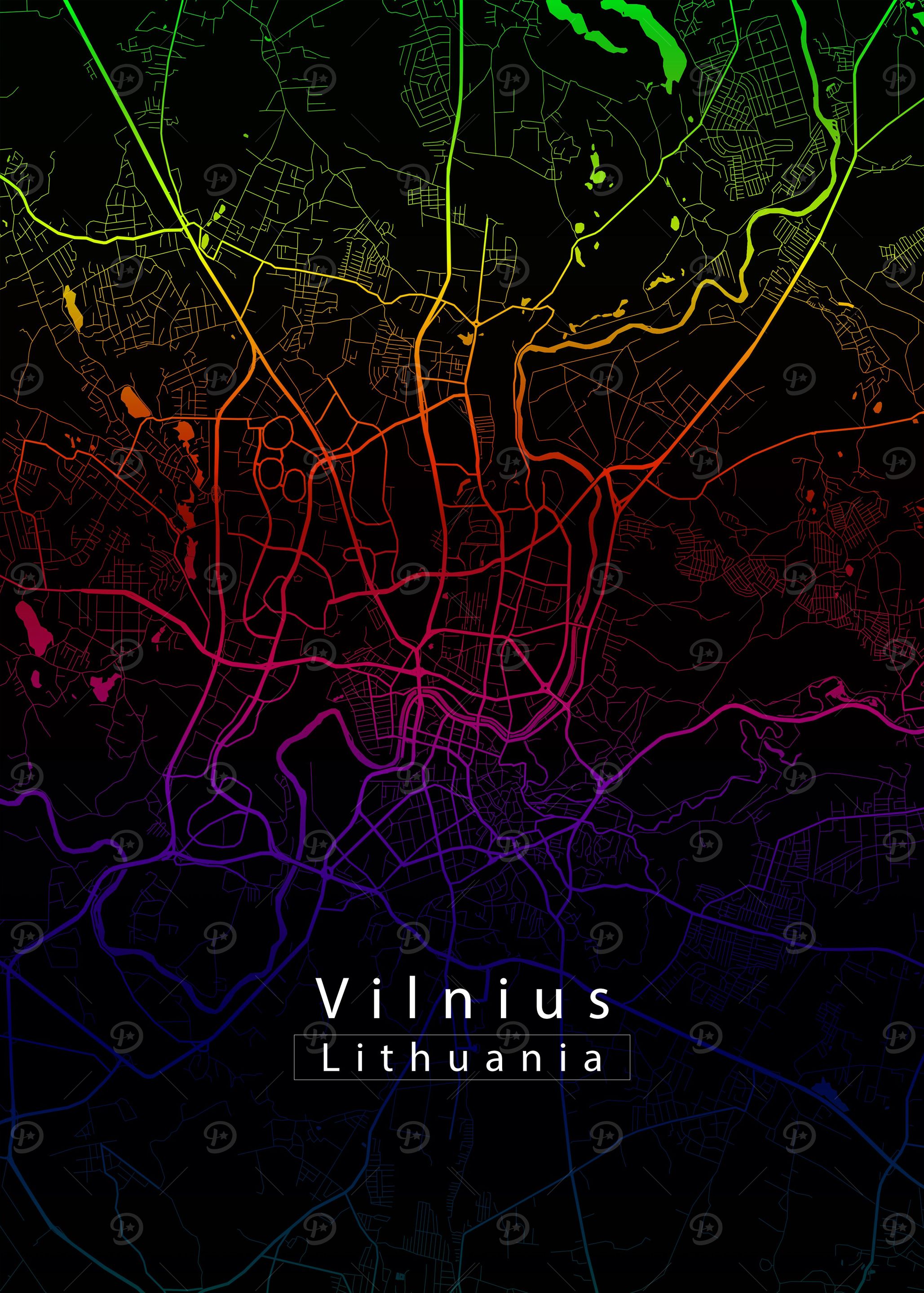 Vilnius City Map