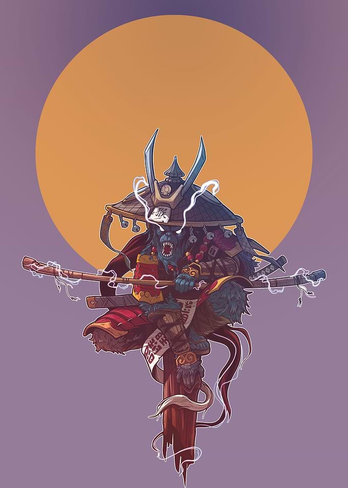 Cartoon Ninja Art