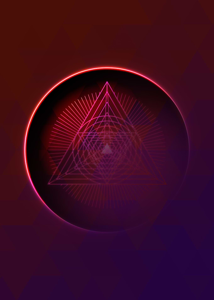 Glowing Glyph Seal Circle