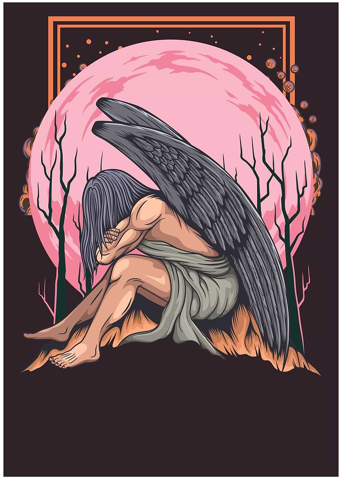 Cartoon Angel Art