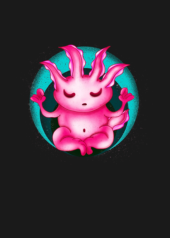Zen Axolotl Meditation