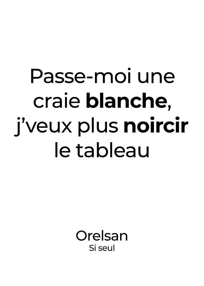 Orelsan affiche poster