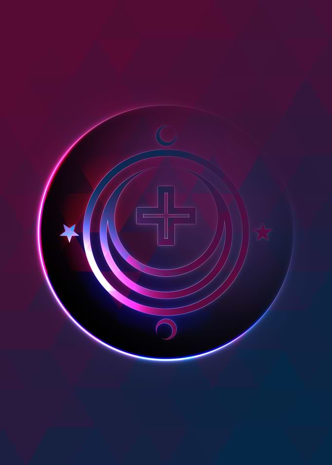 Glowing Glyph Seal Circle
