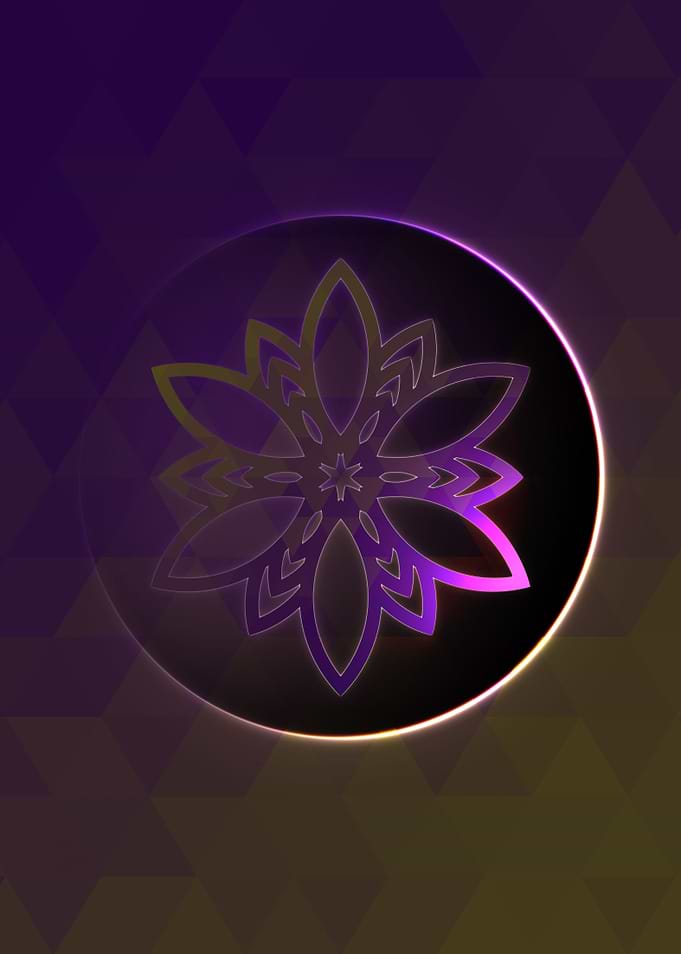 Rainbow Geometric Symbol