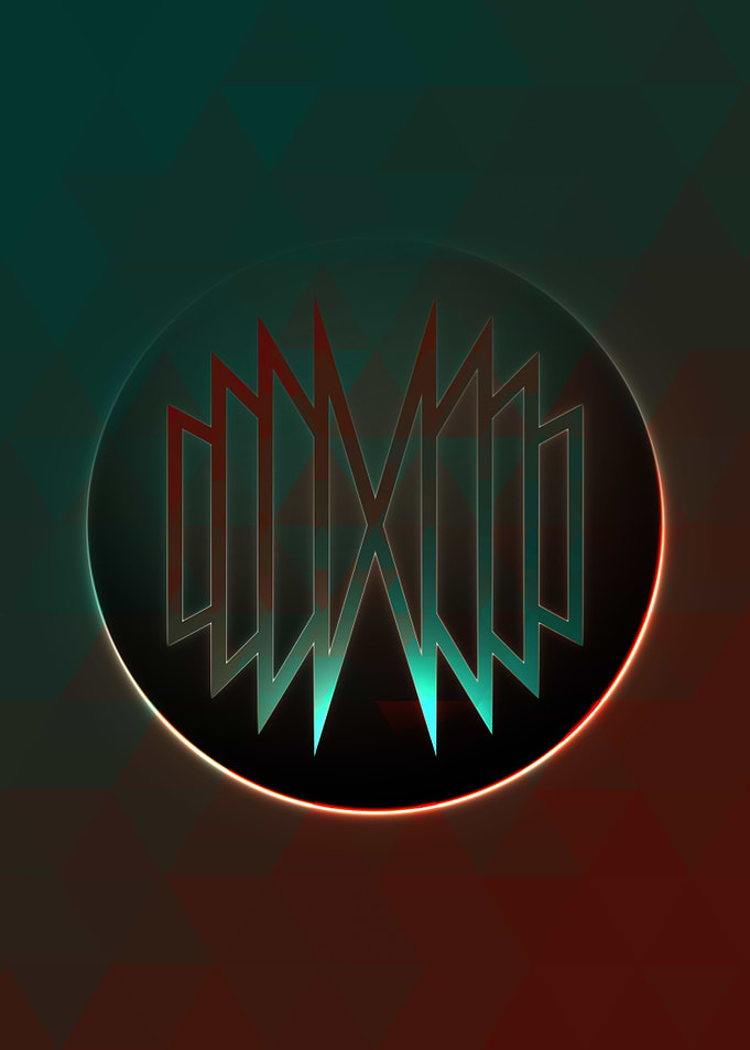 Prismatic Geometric Glyph