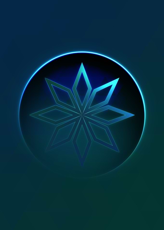Rainbow Geometric Symbol