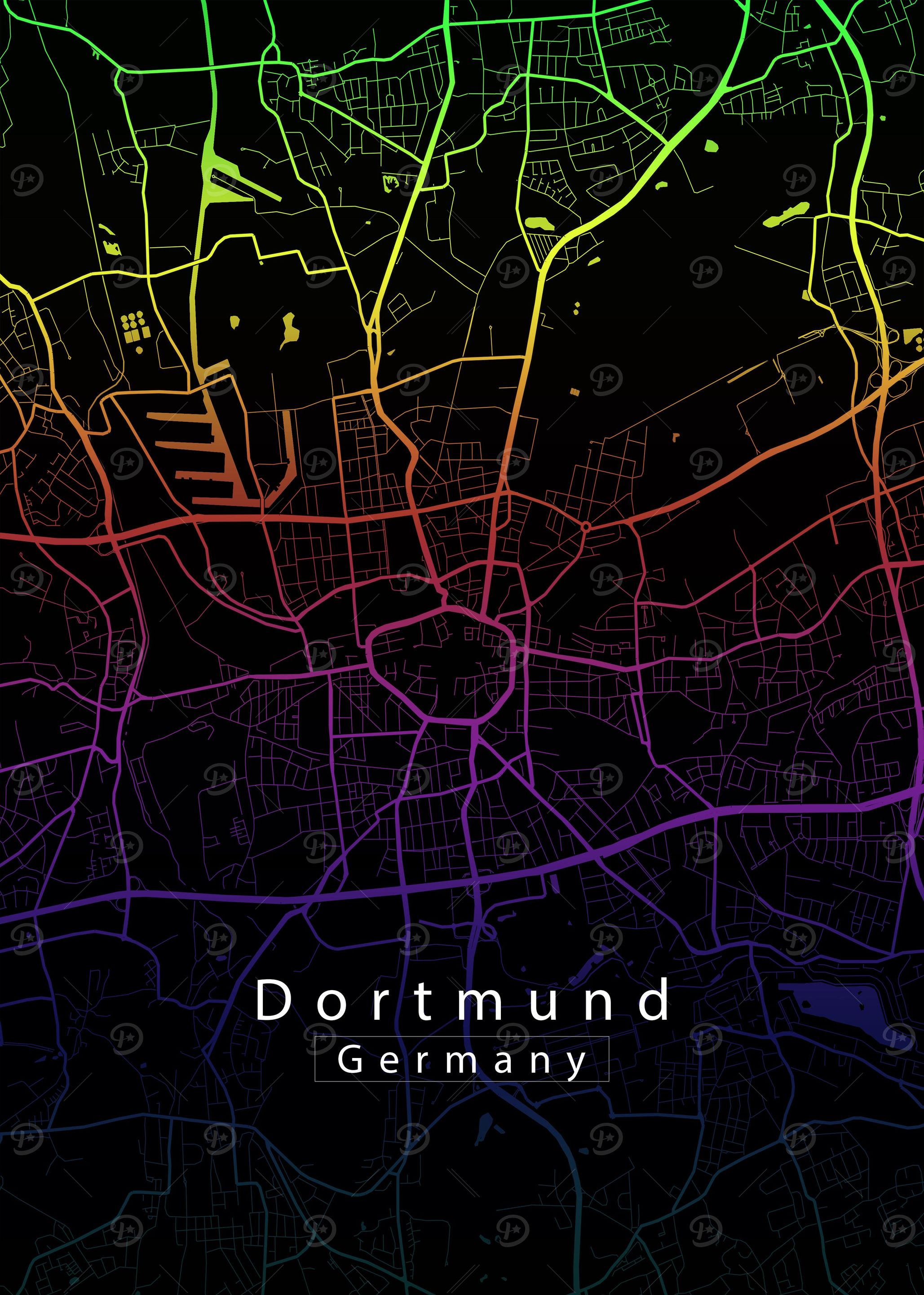 Dortmund City Map