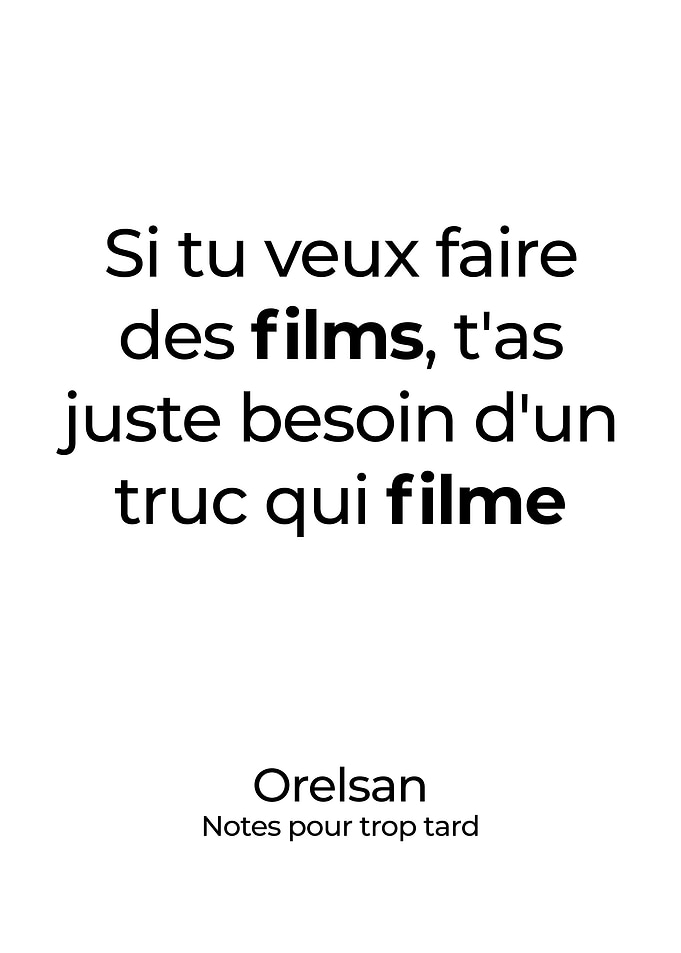 Orelsan Affiche Poster