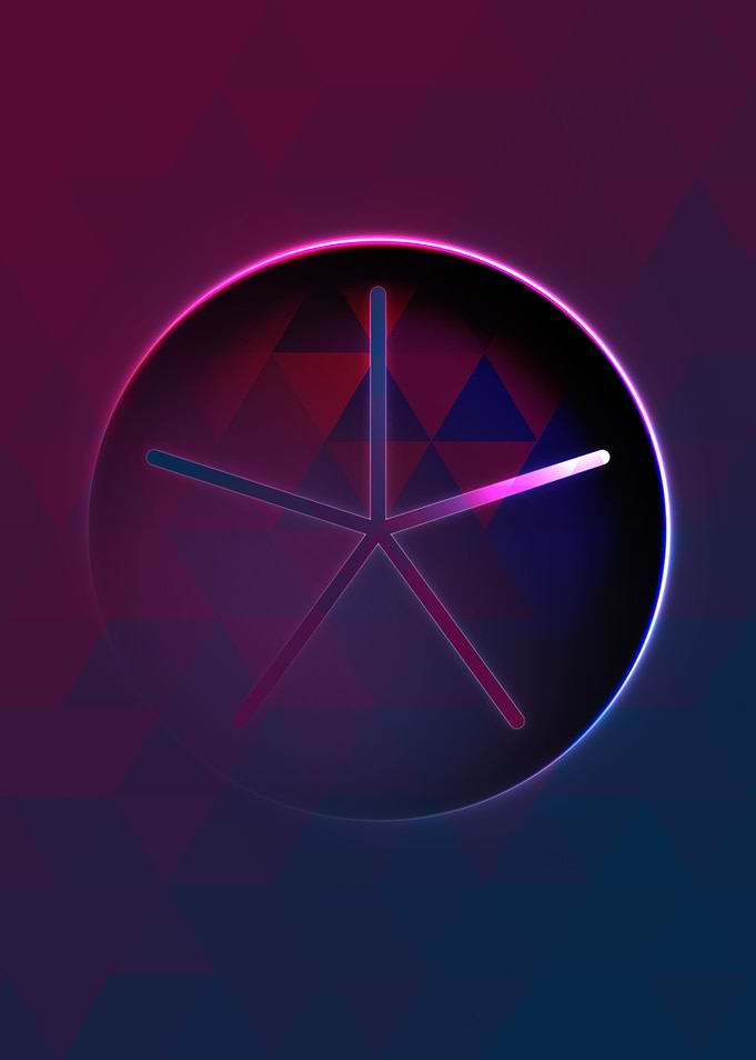 Glowing Glyph Seal Circle