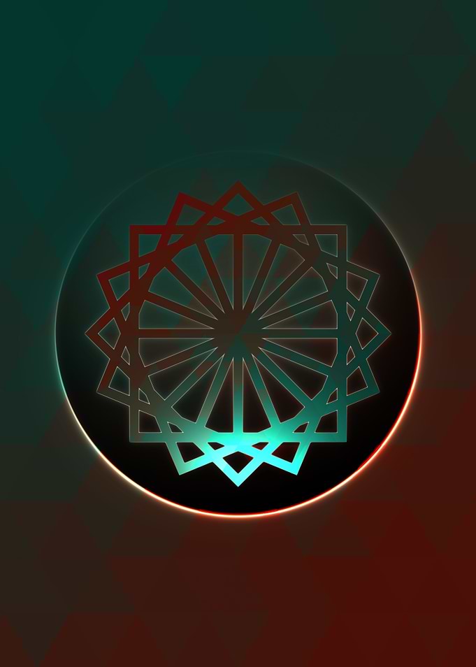 Glowing Glyph Seal Circle
