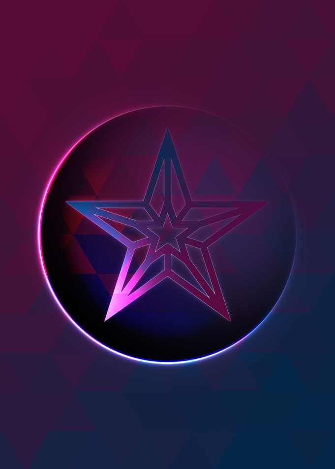 Rainbow Geometric Symbol