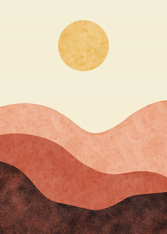 Abstract mountain