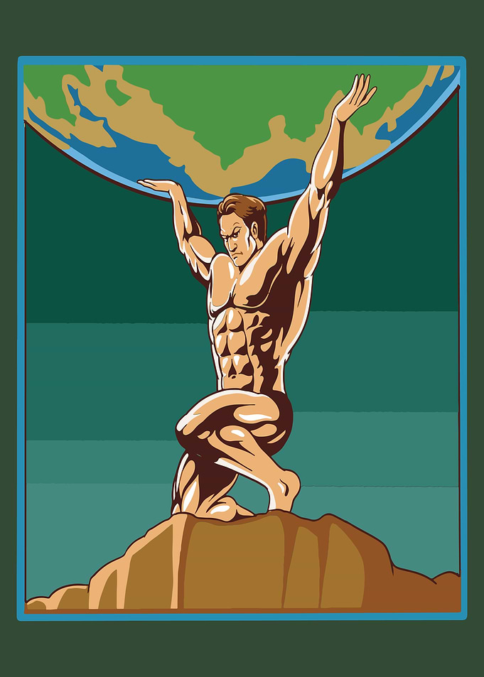 Heavyweight Earth Poster
