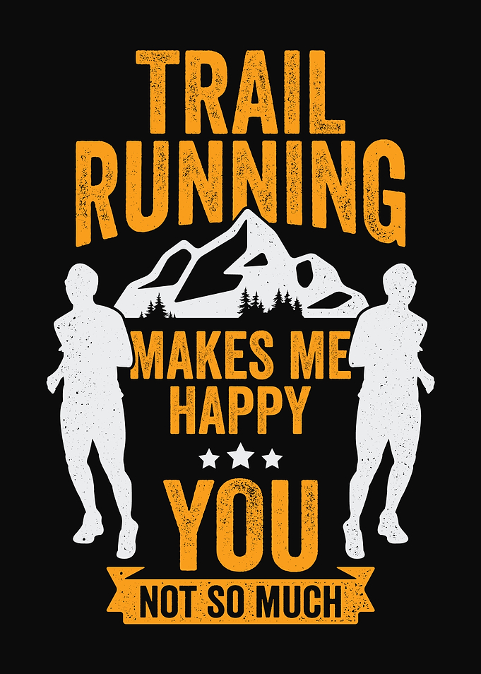 Funny Trail Running Runner