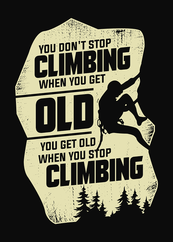 Climbing Old Man Climber