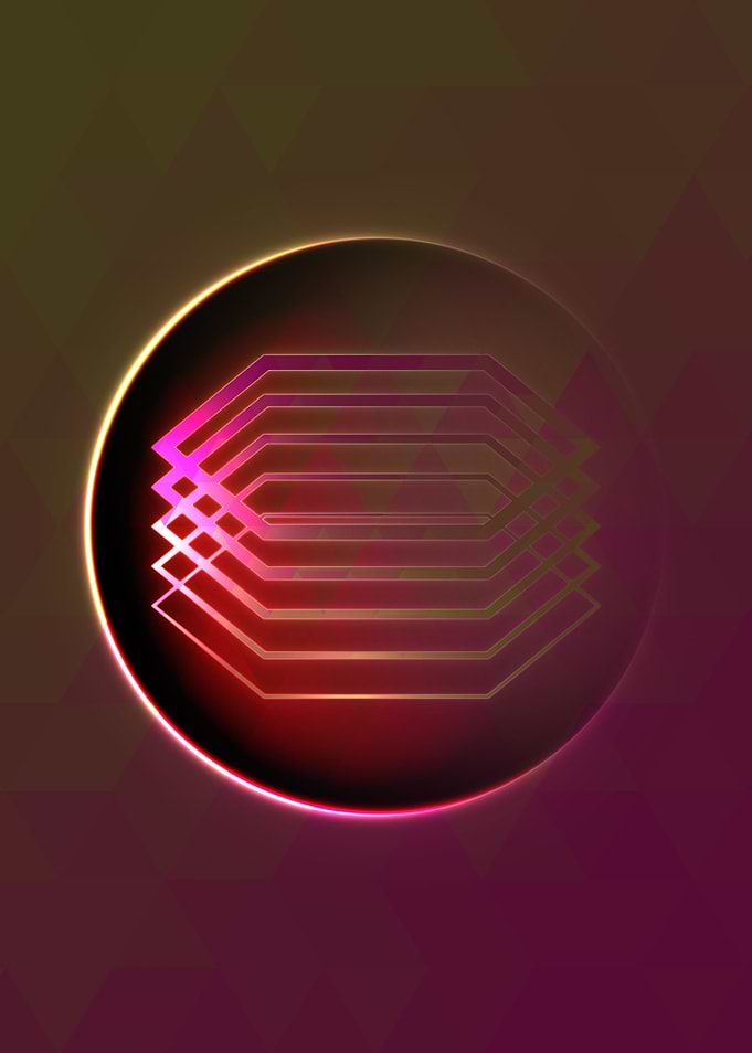 Rainbow Geometric Symbol