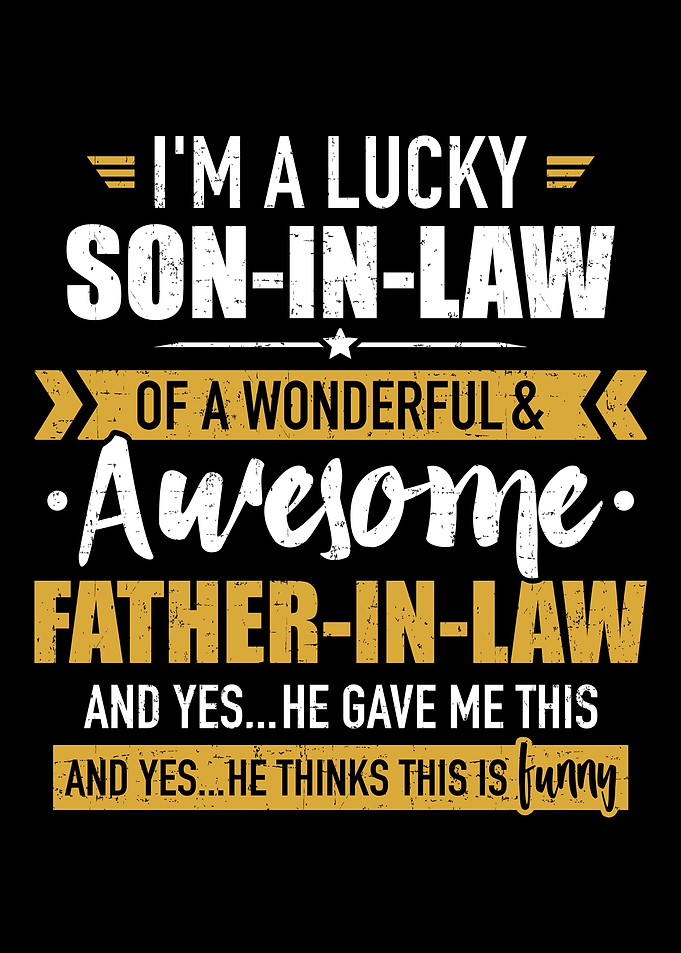 Lucky soninlaw of awesom