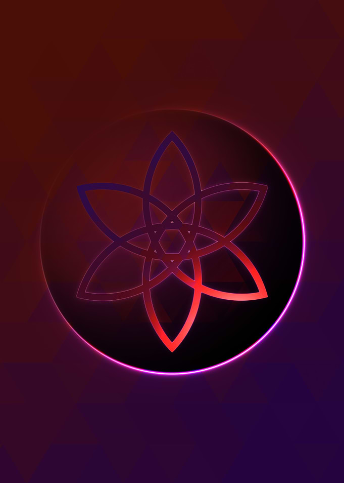 Rainbow Geometric Symbol