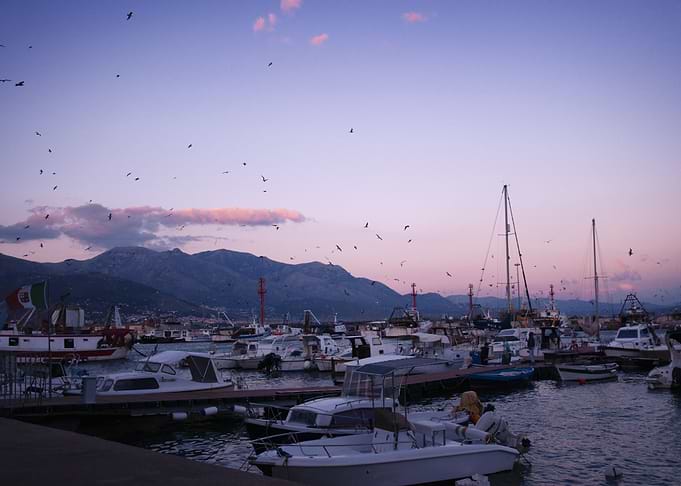 Sunset in Gaeta