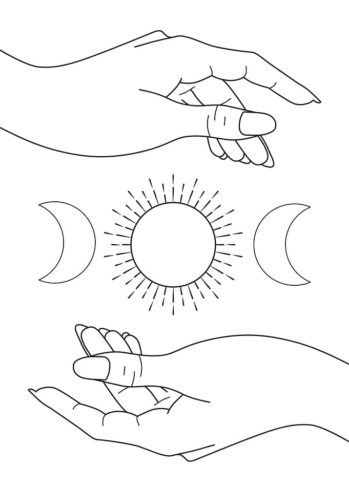 sun and moon