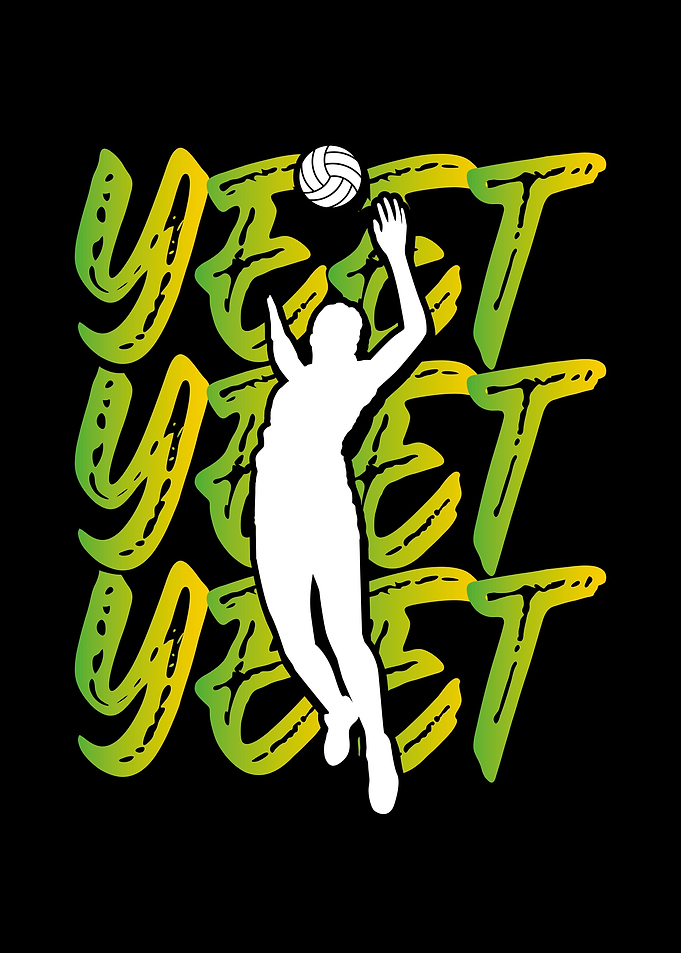 Volleyball player yeet