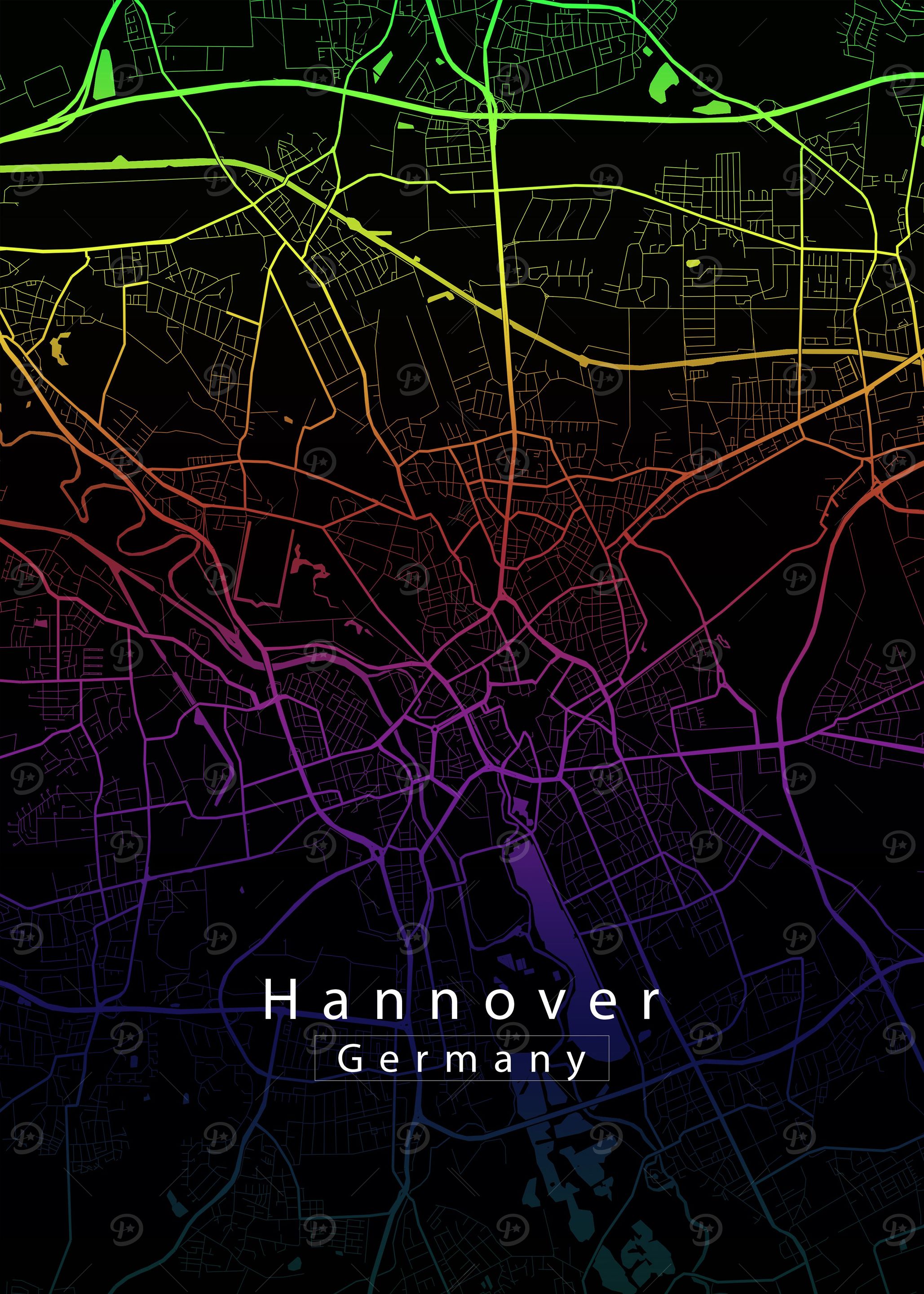 Hannover City Map