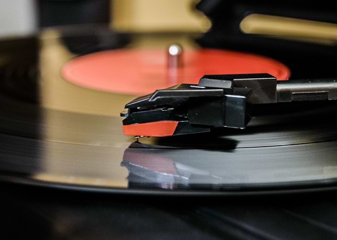 Vintage LP and stylus