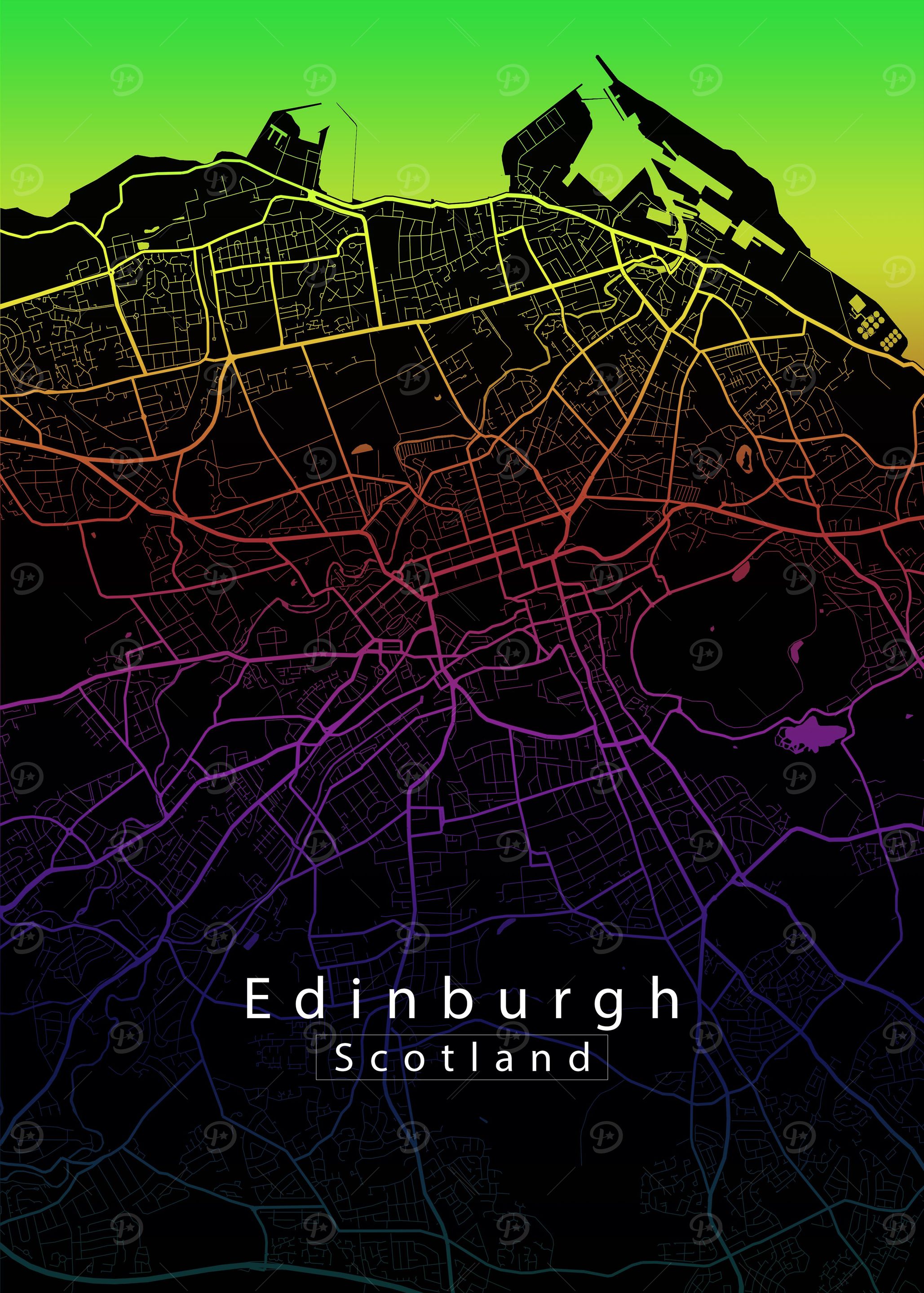 Edinburgh City Map