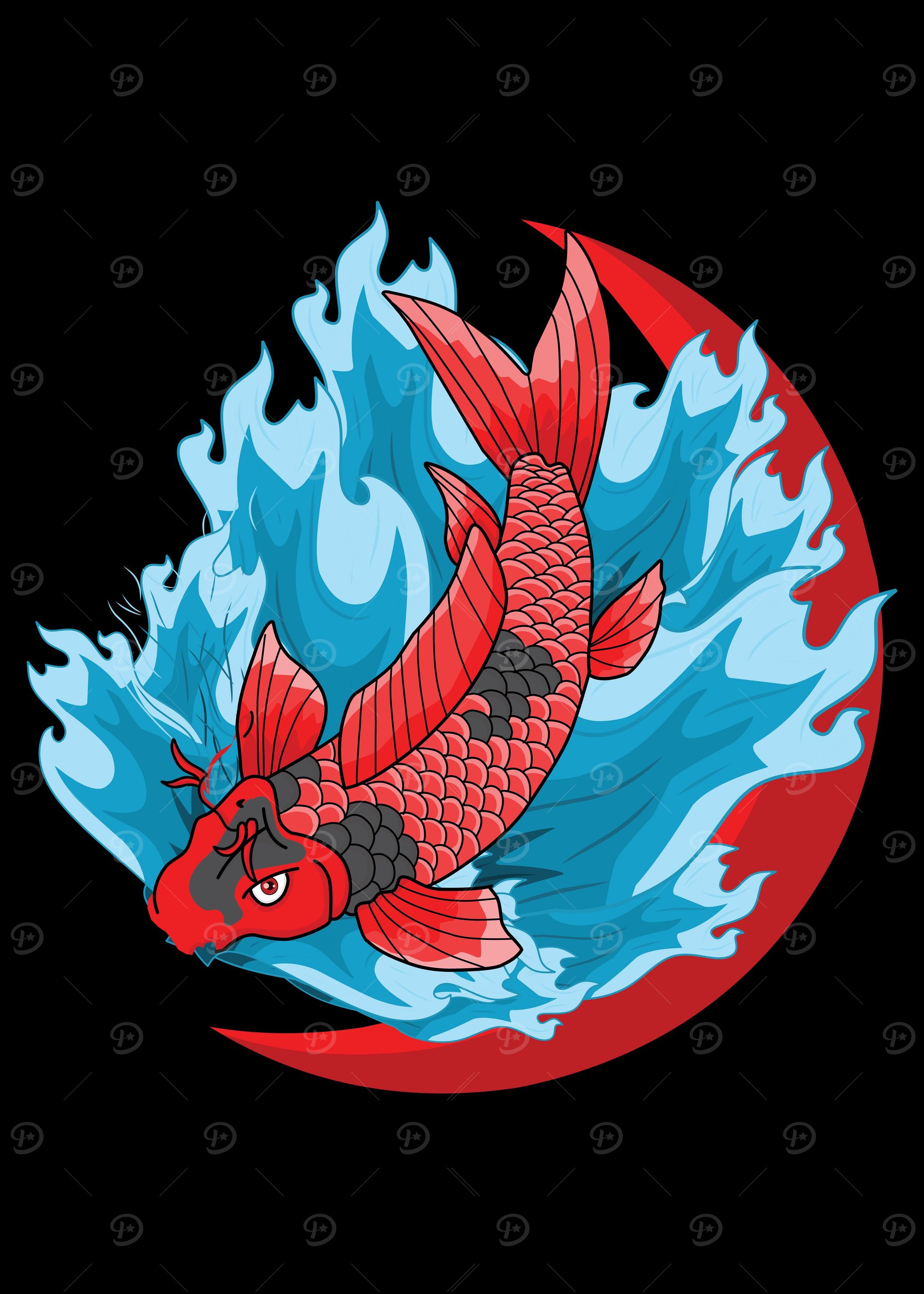 Japan Koi Fish Ornament