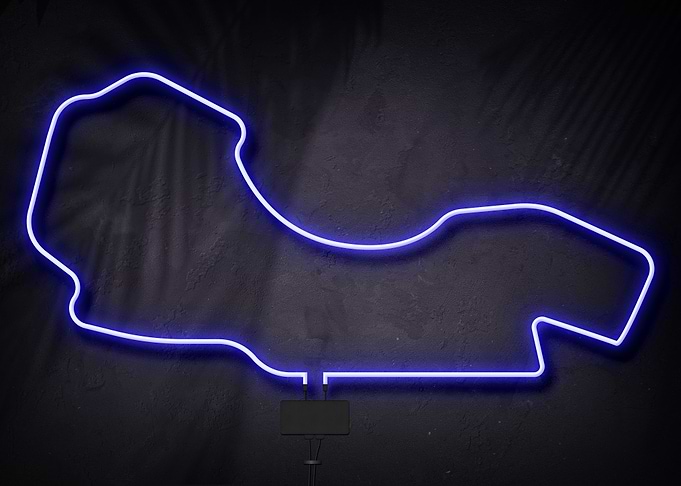 Race Track Melbourne Neon