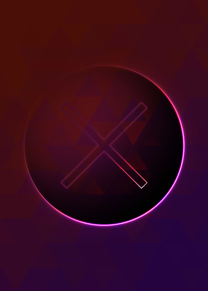 Neon Magic Circle Sign Art