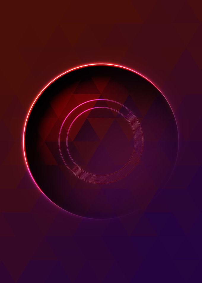 Prismatic Geometric Glyph