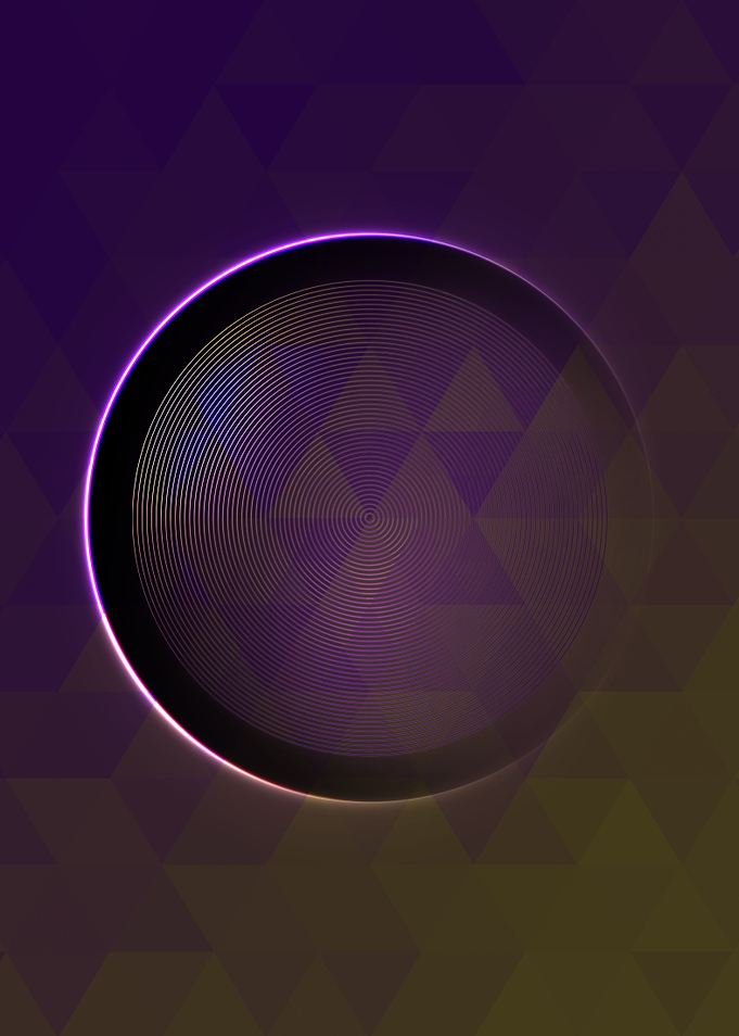 Rainbow Geometric Symbol
