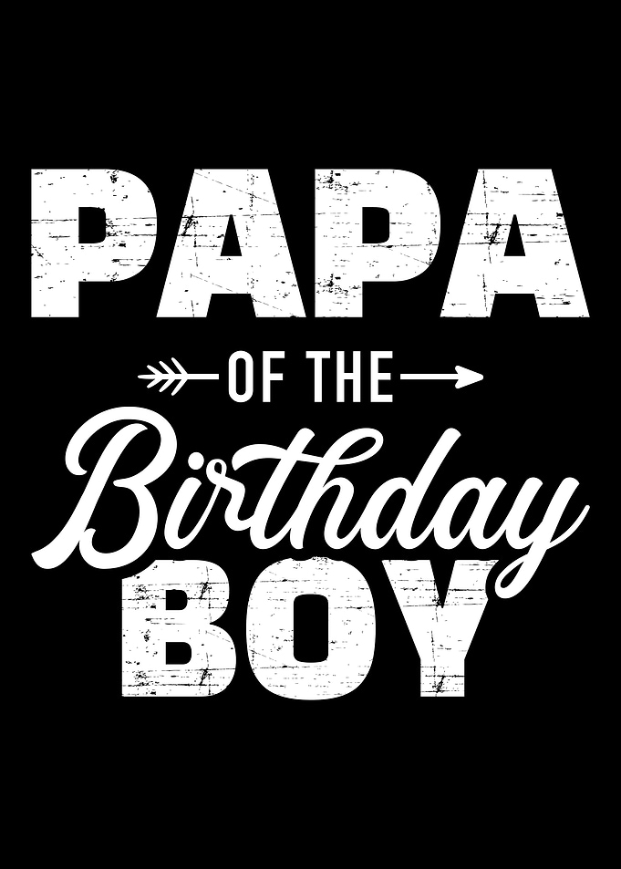 Papa of the birthday boy m