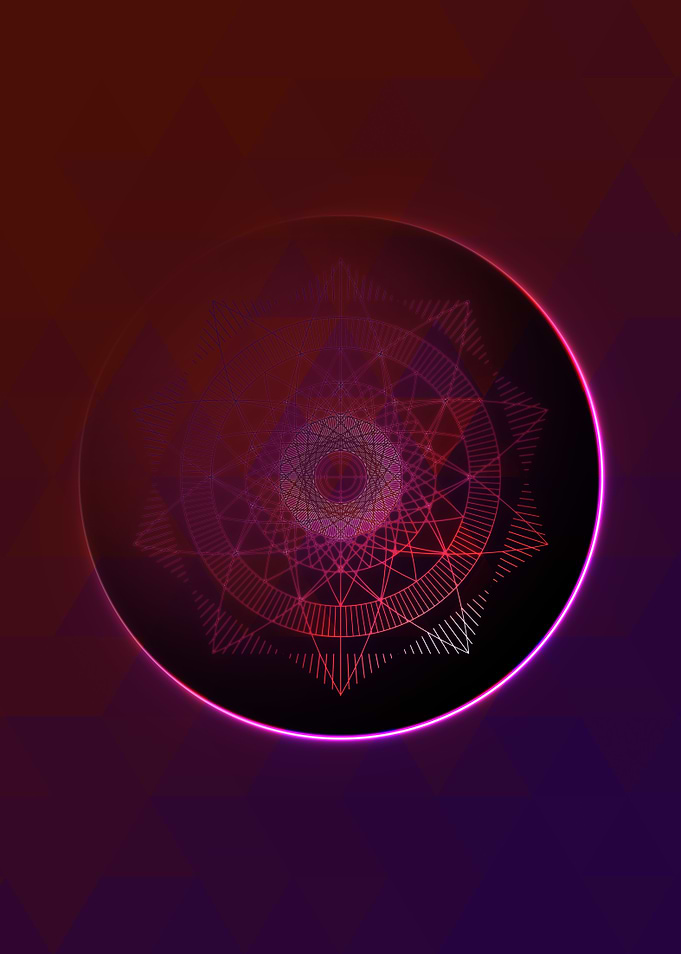 Glowing Glyph Seal Circle